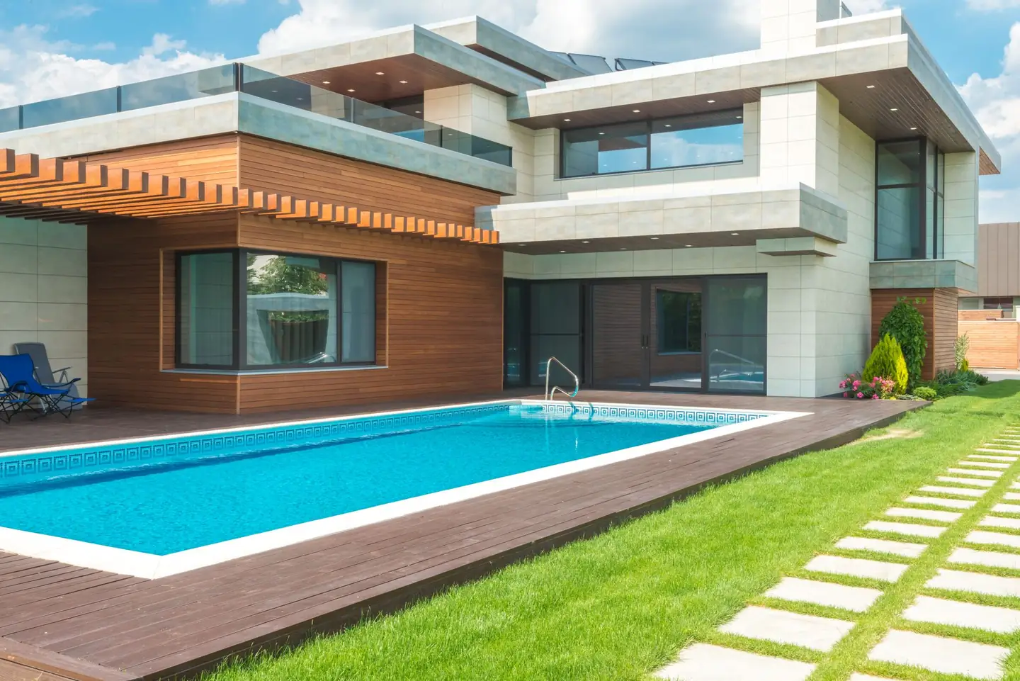Swimming pool built in North Willoughby, NSW